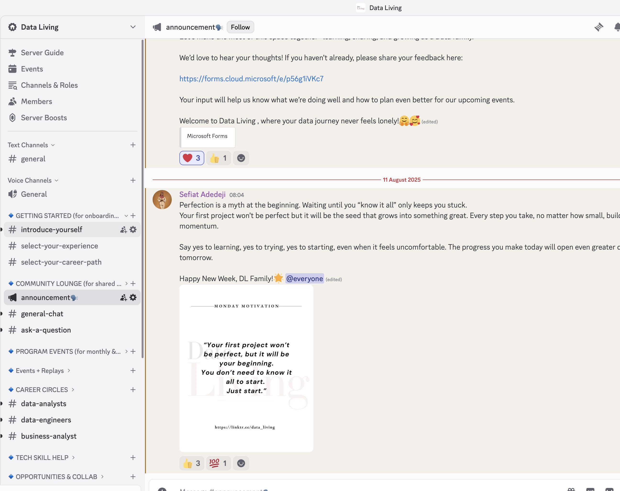Slack Community Screenshot